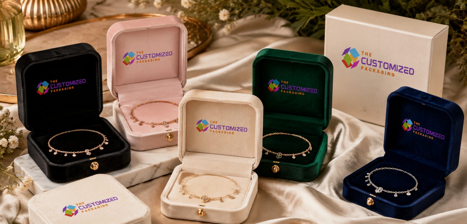 Exterior Materials for Hinged Velvet Boxes